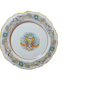Plate Meridiana Ceramiche ITALY HAND PAINTED Rafaellesco Renaissance
